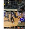 Image 3 : TOOL BAG WITH CONTENTS, ASSORTED TOOLS, PRY BARS, CRAFTSMAN DRILL