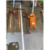 Image 3 : FLOOR JACK, ASSORTED TOOLS, SHOVELS, & MORE
