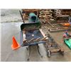 Image 1 : TABLE, WHEEL BARROW, DOLLY, POOL CUE HOLDER