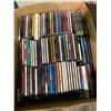 Image 2 : CHRISTMAS DECOR, BOX OF CDS, BIN OF ASSORTED CLOTHING