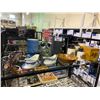 Image 1 : ASSORTED DISHWARE, LAMP, CANDLE HOLDER, & MORE