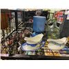 Image 2 : ASSORTED DISHWARE, LAMP, CANDLE HOLDER, & MORE