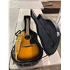 Image 1 : FENDER ACOUSTIC GUITAR MODEL CD60CE SB WITH TRAVELING HARD CASE