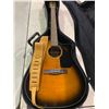 Image 2 : FENDER ACOUSTIC GUITAR MODEL CD60CE SB WITH TRAVELING HARD CASE