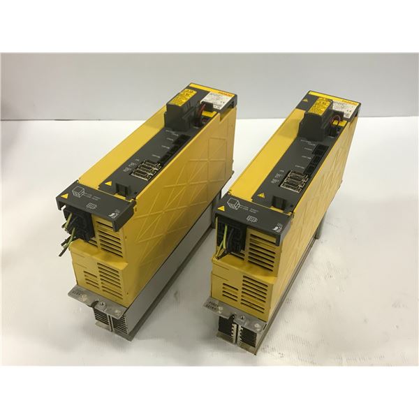 (2) Fanuc A06B-6124-H207 aiSV 40/40HV AC Servo Drive