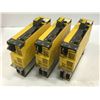 Image 1 : (3) Fanuc A06B-6124-H209 aiSV 80/80HV AC Servo Drive