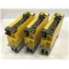 Image 1 : (3) Fanuc A06B-6124-H209 aiSV 80/80HV AC Servo Drive