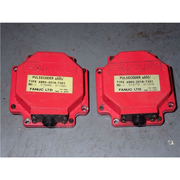 Lot of (2) Fanuc #A860-2014-T301