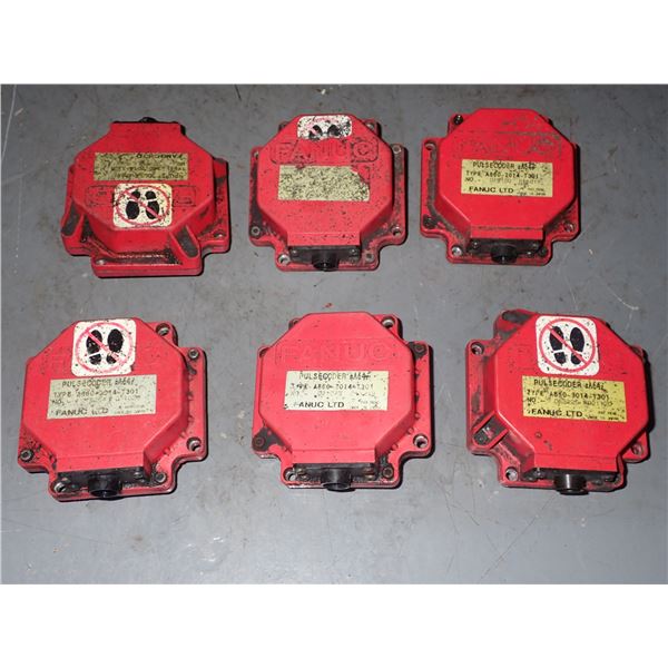 Lot of (6) Fanuc Pulse Coders