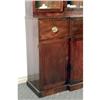 Image 2 : A GEORGE III MAHOGANY BREAKFRONT BOOKCASE