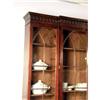 Image 3 : A GEORGE III MAHOGANY BREAKFRONT BOOKCASE