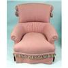 Image 4 : A PAIR OF LOUIS MITTMAN PINK SILK UPHOLSTERED CLUB CHAIRS