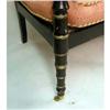 Image 4 : A REGENCY STYLE EBONIZED AND PAINTED SETTEE