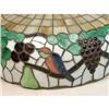 Image 2 : A LARGE TIFFANY STYLE STAINED GLASS HANGING SHADE
