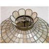 Image 3 : A LARGE TIFFANY STYLE STAINED GLASS HANGING SHADE
