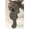 Image 5 : A TRIPLE-LION-BASE CAST IRON TABLE