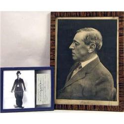 CHARLIE CHAPLIN`S CANCELED CHECK FROM CITIZEN`S NATIONAL BANK