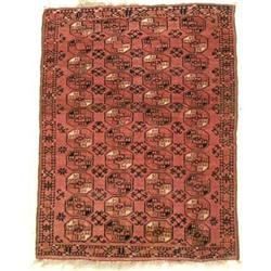 A SMALL TURCOMAN RUG