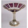 Image 2 : A GROUP OF AMETHYST AND PARCEL-GILT DECORATED GLASS TABLE ARTICLES