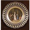 Image 3 : TWO FRAMED POLYCHROME AND PARCEL-GILT DECORATED PORCELAIN PLATES