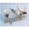 Image 1 : A MURANO GLASS FIGURAL GROUP OF BIRDS