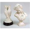 Image 1 : A PORCELAIN FIGURE OF CHIRPING BIRDS
