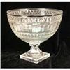 Image 1 : A COLORLESS GLASS FOOTED COMPOTE
