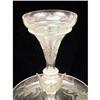 Image 2 : AN ETCHED AND COLORLESS GLASS COMPOTE