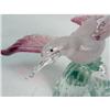 Image 3 : A PINK AND COLORLESS GLASS FIGURE  OF A SEAGULL