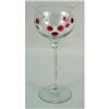 Image 2 : TWELVE COLORLESS GLASS WINE GOBLETS