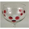 Image 3 : TWELVE COLORLESS GLASS WINE GOBLETS