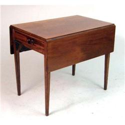 A FEDERAL-STYLE ONE-DRAWER DROPLEAF TABLE