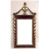 Image 1 : A CARVED, GESSOED, AND GILDED EMPIRE-STYLE WALL MIRROR