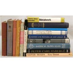 SIXTEEN BOOKS ABOUT AMERICAN AND EUROPEAN DECORATIVE ARTS