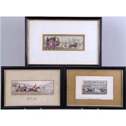 A GROUP OF THREE FRAMED STEVENGRAPHS