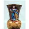 Image 2 : AN ENAMEL AND BRASS POLYCHROME-DECORATED DIMINUTIVE VASE