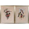 Image 1 : TWO FRAMED HAND-COLORED JOHN GOULD LITHOGRAPHS