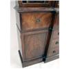 Image 4 : A GEORGE III STYLE FIGURED MAHOGANY BREAKFRONT BOOKCASE