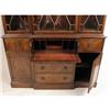 Image 5 : A GEORGE III STYLE FIGURED MAHOGANY BREAKFRONT BOOKCASE