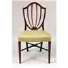 Image 5 : A SET OF SIX MATCHED HEPPLEWHITE-STYLE SHIELD-BACK CHAIRS