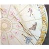 Image 3 : A CIRCULAR PAINTED AND INLAID MARBLE "ZODIAC" TABLE TOP