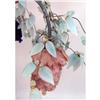 Image 5 : A PATINATED BRONZE AND FROSTED GLASS "WISTERIA" CHANDELIER