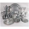 Image 1 : A MISCELLANEOUS GROUP OF PEWTER AND WHITE METAL TABLE ARTICLES