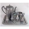 Image 4 : A MISCELLANEOUS GROUP OF PEWTER AND WHITE METAL TABLE ARTICLES