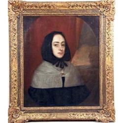 A FRAMED OIL ON CANVAS