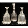 Image 1 : A PAIR OF COLORLESS GLASS DECANTERS