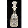 Image 5 : THREE COLORLESS GLASS STOPPERED DECANTERS
