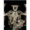 Image 3 : A COLORLESS GLASS CANDELABRA