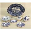 Image 1 : A MISCELLANEOUS GROUP OF BLUE AND WHITE PORCELAIN TABLE ARTICLES