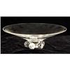 Image 1 : A STEUBEN COLORLESS GLASS FOOTED BOWL